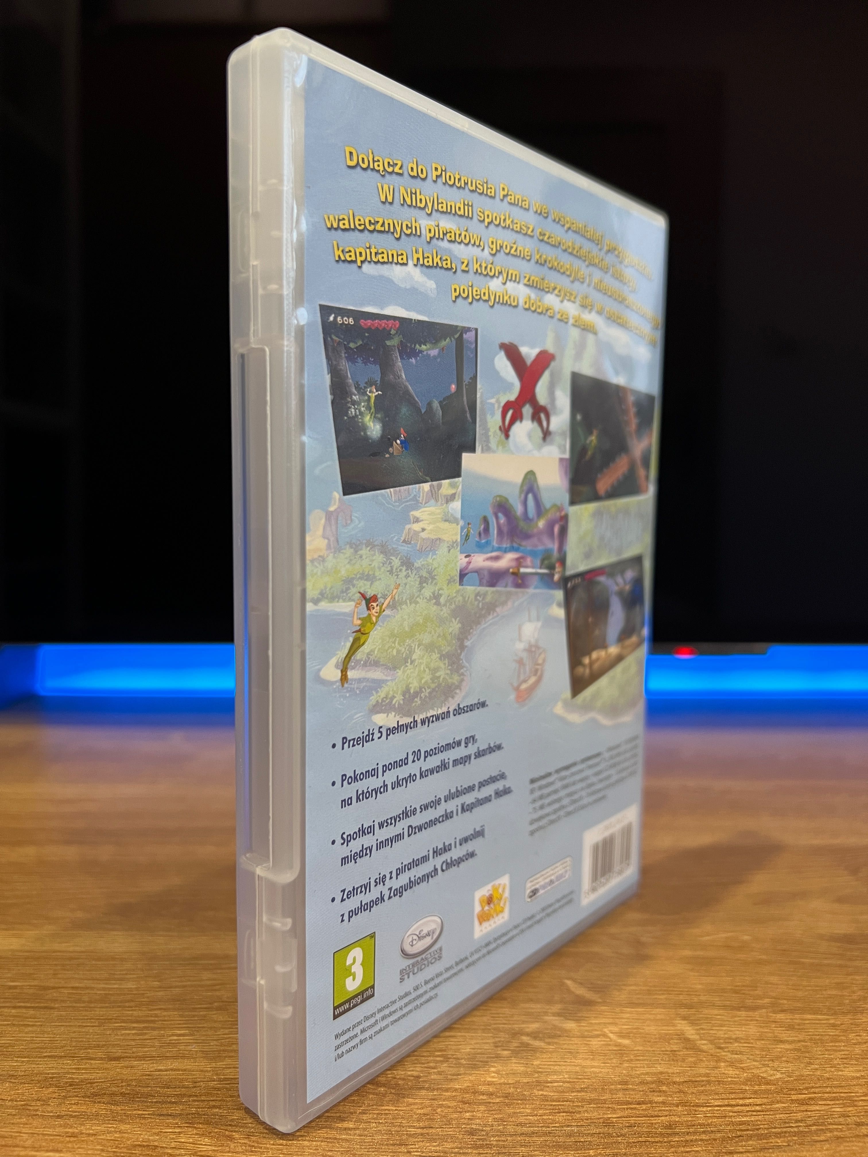 Piotruś Pan Wielki Powrót gra (PC PL 2008) CD BOX kompletne wydanie