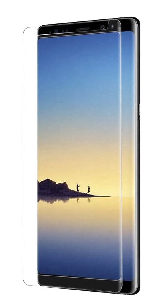 Szkło Hartowane Zaokrąglone Uv Do Samsung Galaxy Note 8 + Lampa Uv