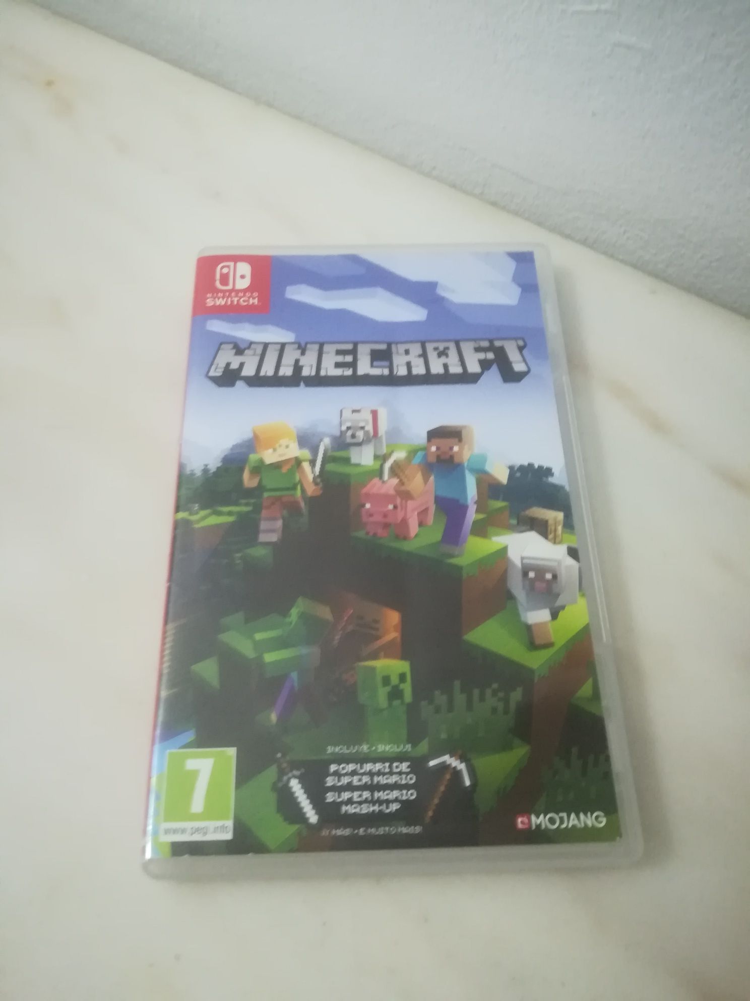 Caixa de jogo para Nintendo switch Minecraft APENAS A CAIXA