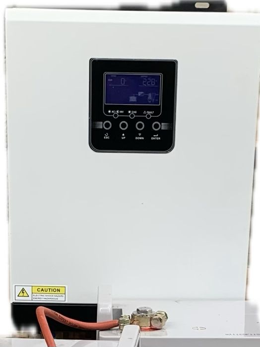 Гібридний інвертор + 4 гелеві акумулятори 7kw