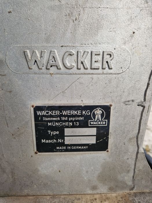 Zagęszczarka Wacker Diesel Super Stan 200kg