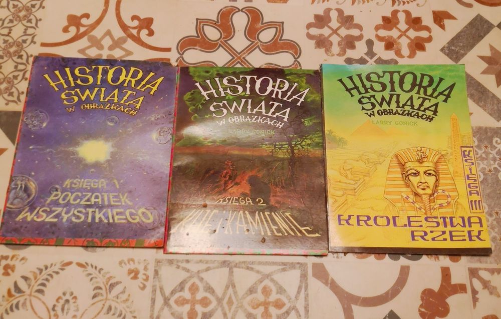 Okazja: Historia Świata w Obrazkach, Komplet 7 komiksów w świetnym sta