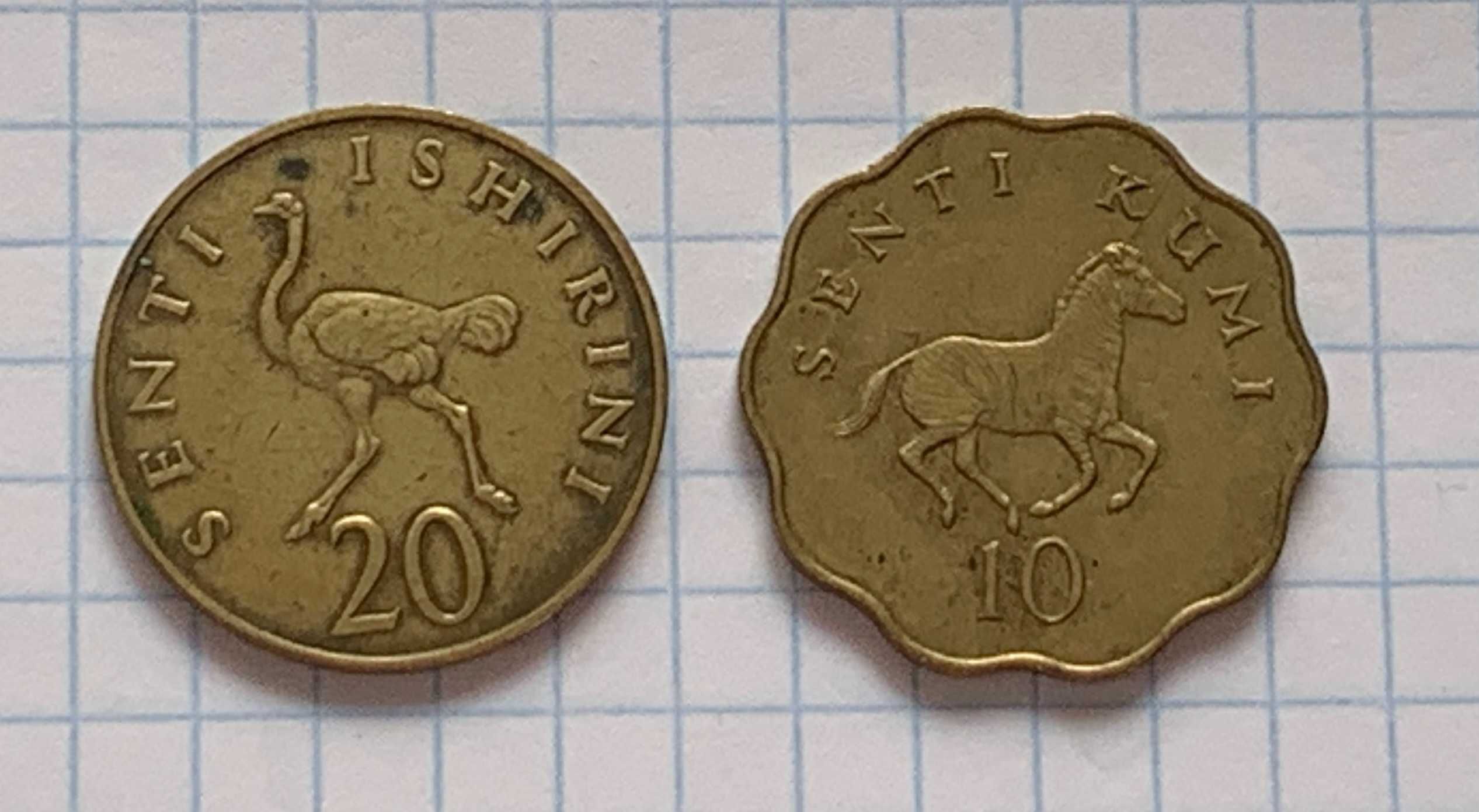 монети Африки Танзанія
