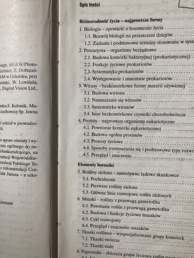 Podręcznik z biologii zakres rozszerzony 1