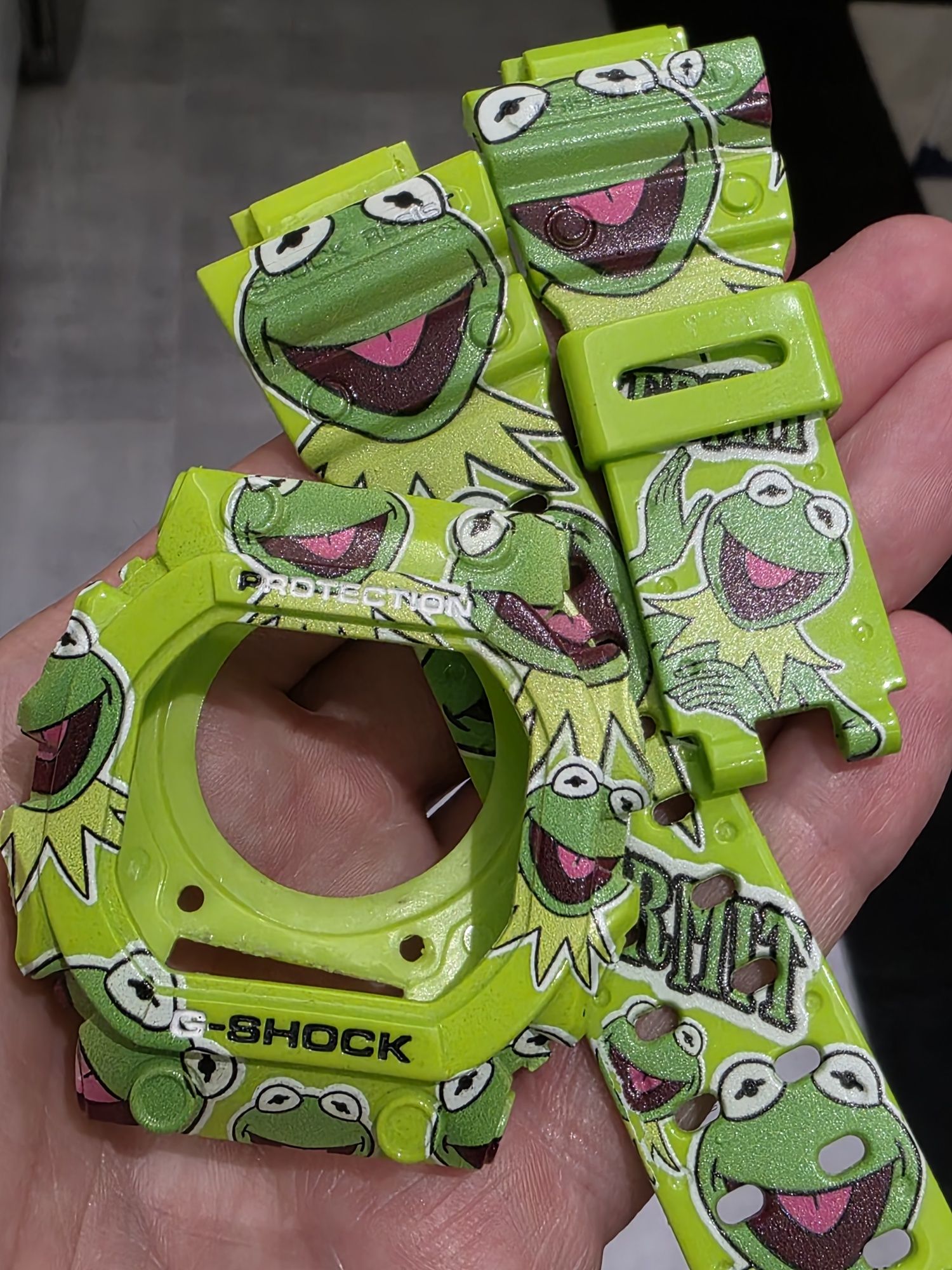 Casio G-shock King GXW-56 Kermit Mod