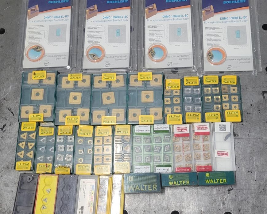 Płytki skrawające węglikowe wieloostrzowe