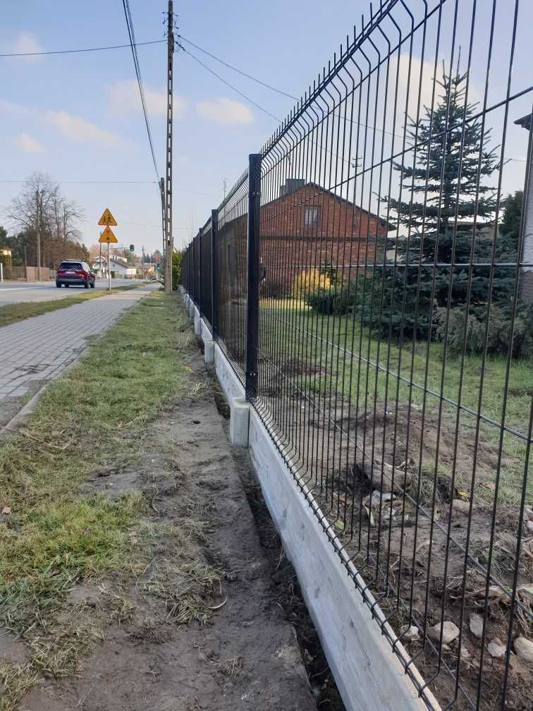Ogrodzenie Panelowe Fi 4 Fi 5 Ocynk RAL H 180 Montaż Producent