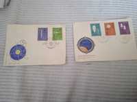 Zestaw znaczków pocztowych stemplowanych