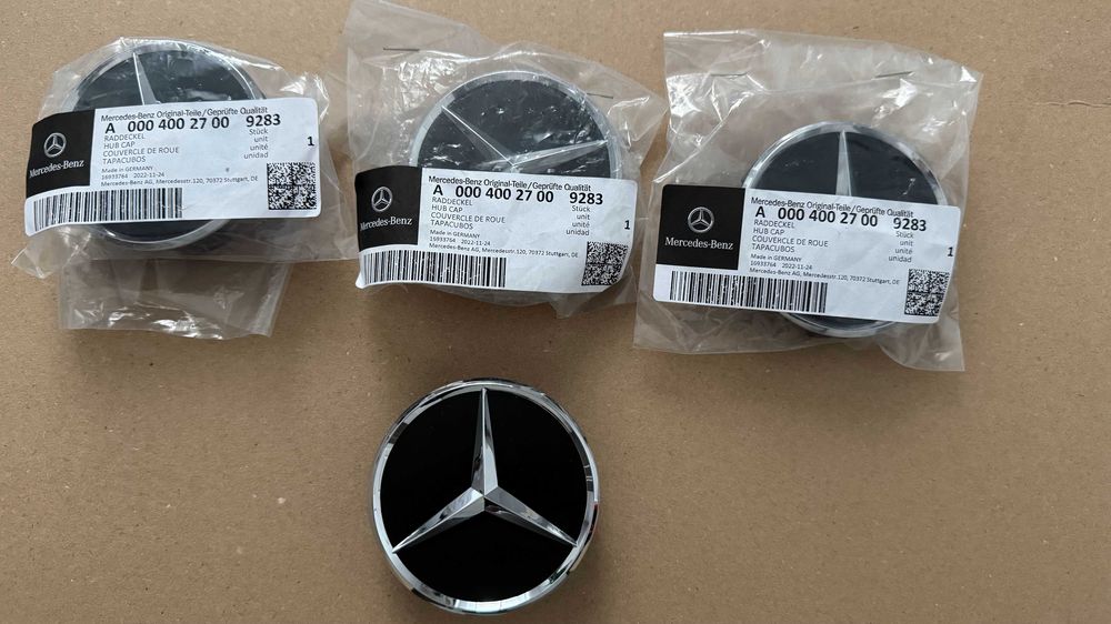 NOWA Nakładka Piasty Kołpak Dekielek Mercedes-Benz OE - cena za 4szt