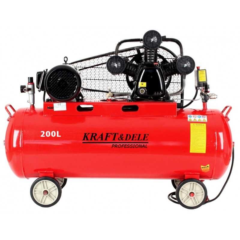 Kompresor sprężarka 200L 3tłoki400V 5,6KM 660l/min KD1474 +SEPARATOR