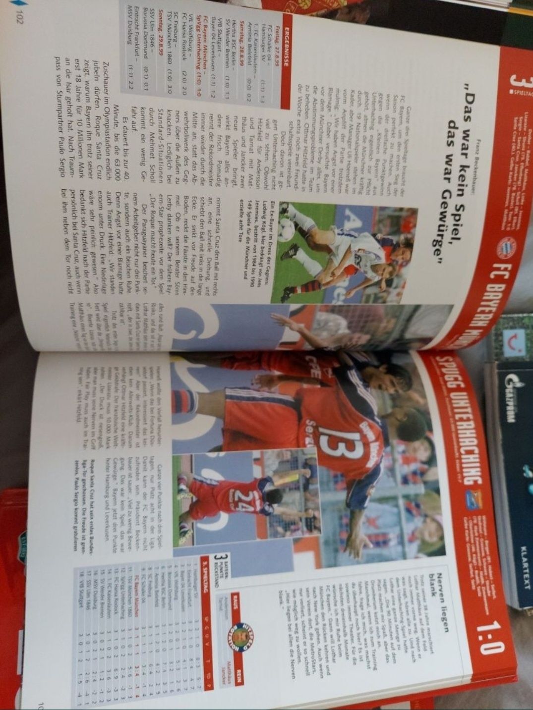 Bayer Munchen rocznik sportowy