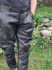 Skórzane spodnie motocyklowe XL/56