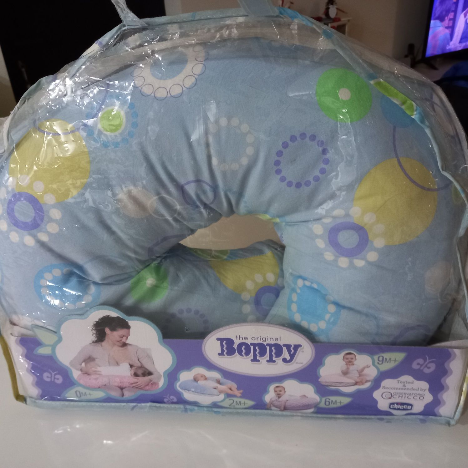 Almofada amamentação Boppy da Chicco