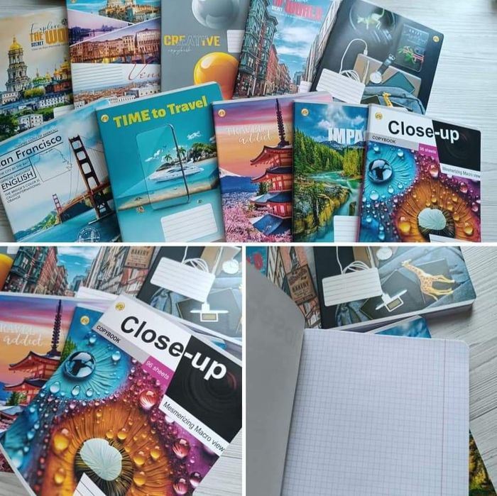 Зошити 60л і 36л. Упаковка 10шт і 20шт