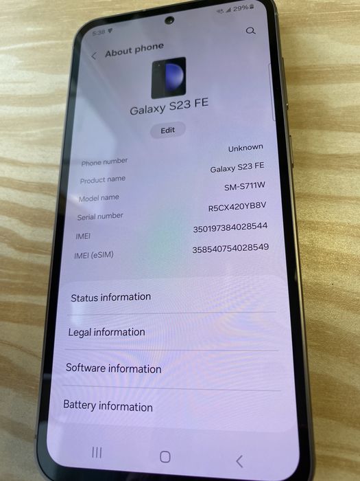 Samsung Galaxy S23 FE 5G 128gb