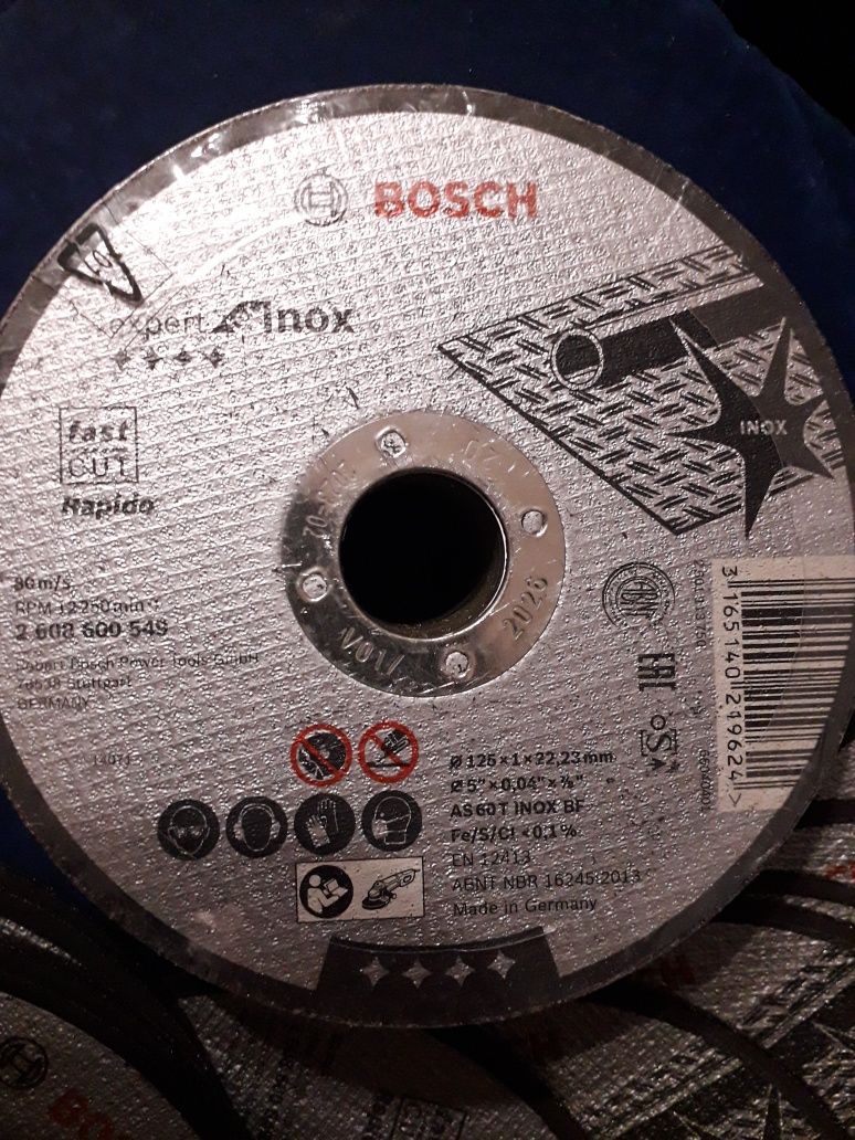 Відрізні круги BOSCH inox