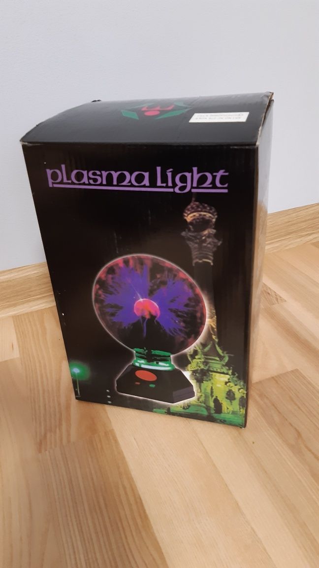 Kula plazmowa, magiczna lampa edukacyjna 6" z neonem i pozytywką