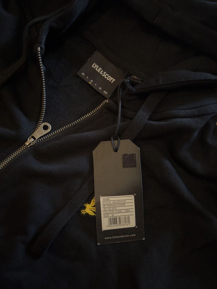 Чоловіча зіп худі Lyle & Scott Zip Through Hoodie ML420VOG