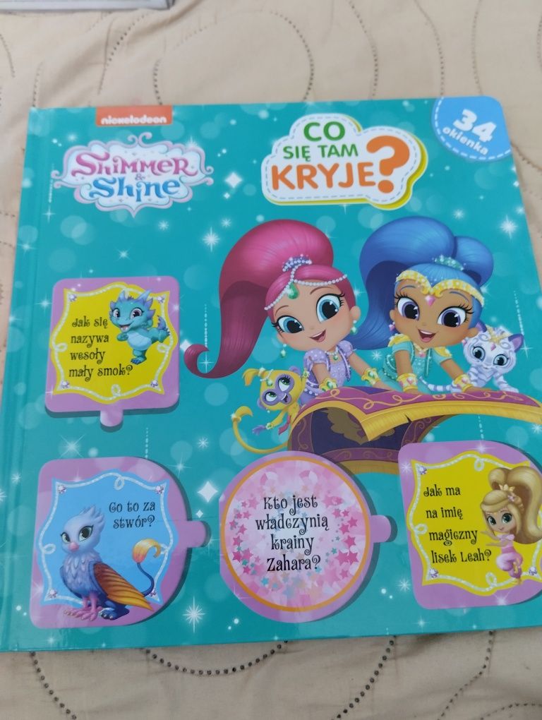 Shimmer i Shine książka z  otwieranymi okienkami