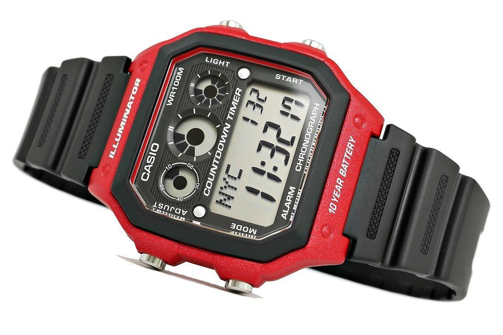 zegarek męski casio ae-1300wh-4avdf + box