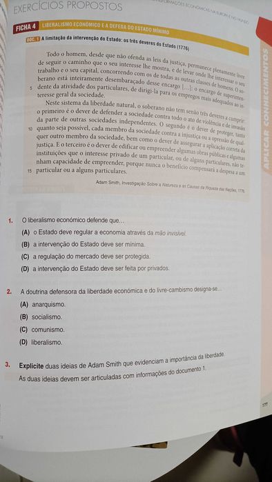 Preparar os testes 11 História