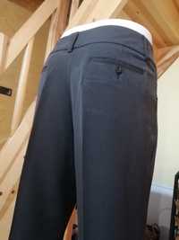 Spodnie nowe klasyczne proste brązowe rozmiar 42