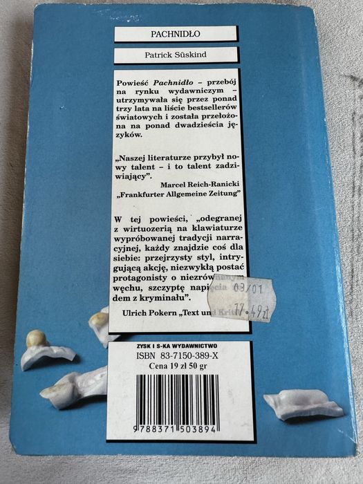 OKAZJA! Pachnidło Patrick Süskind