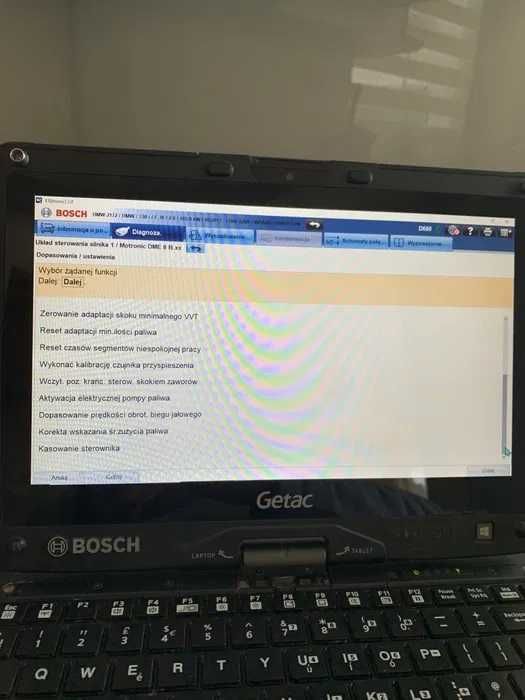 Laptop DCU 220 dla tester BOSCH KTS FSA BEA EPS