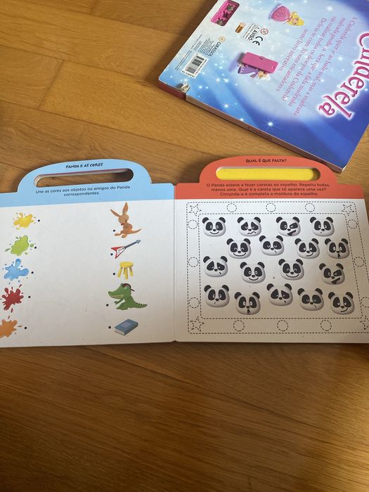 Livro Canal Panda Escreve e apaga