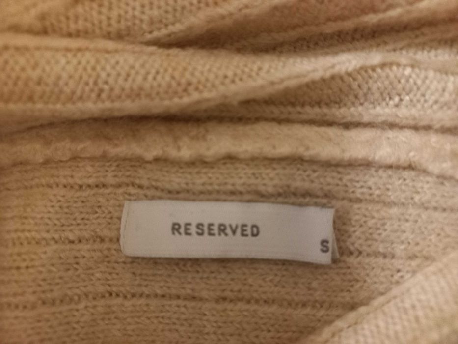 Sweter golf różowy Reserved S