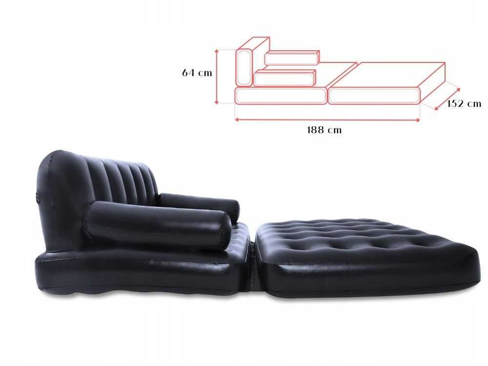 SOFA/MATERAC Dmuchany Rozkładany do Spania