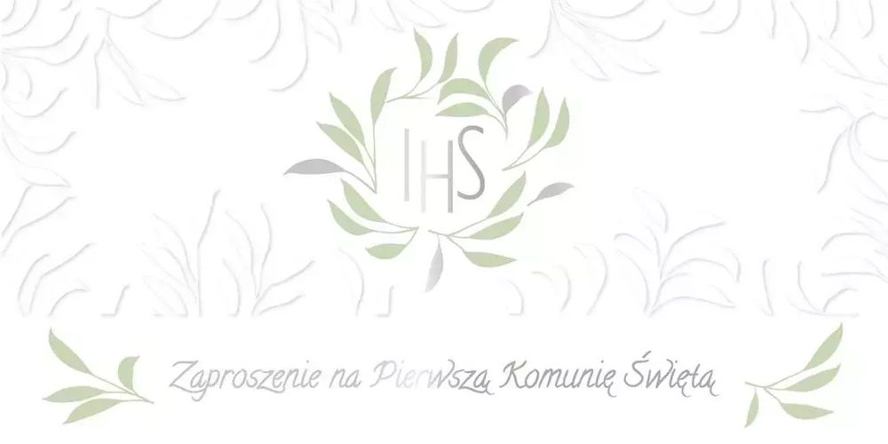 Zaproszenie Komunia (10szt). AbCard