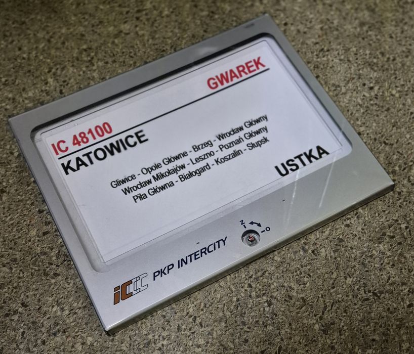Ramka I Tablica PKP Intercity Gwarek