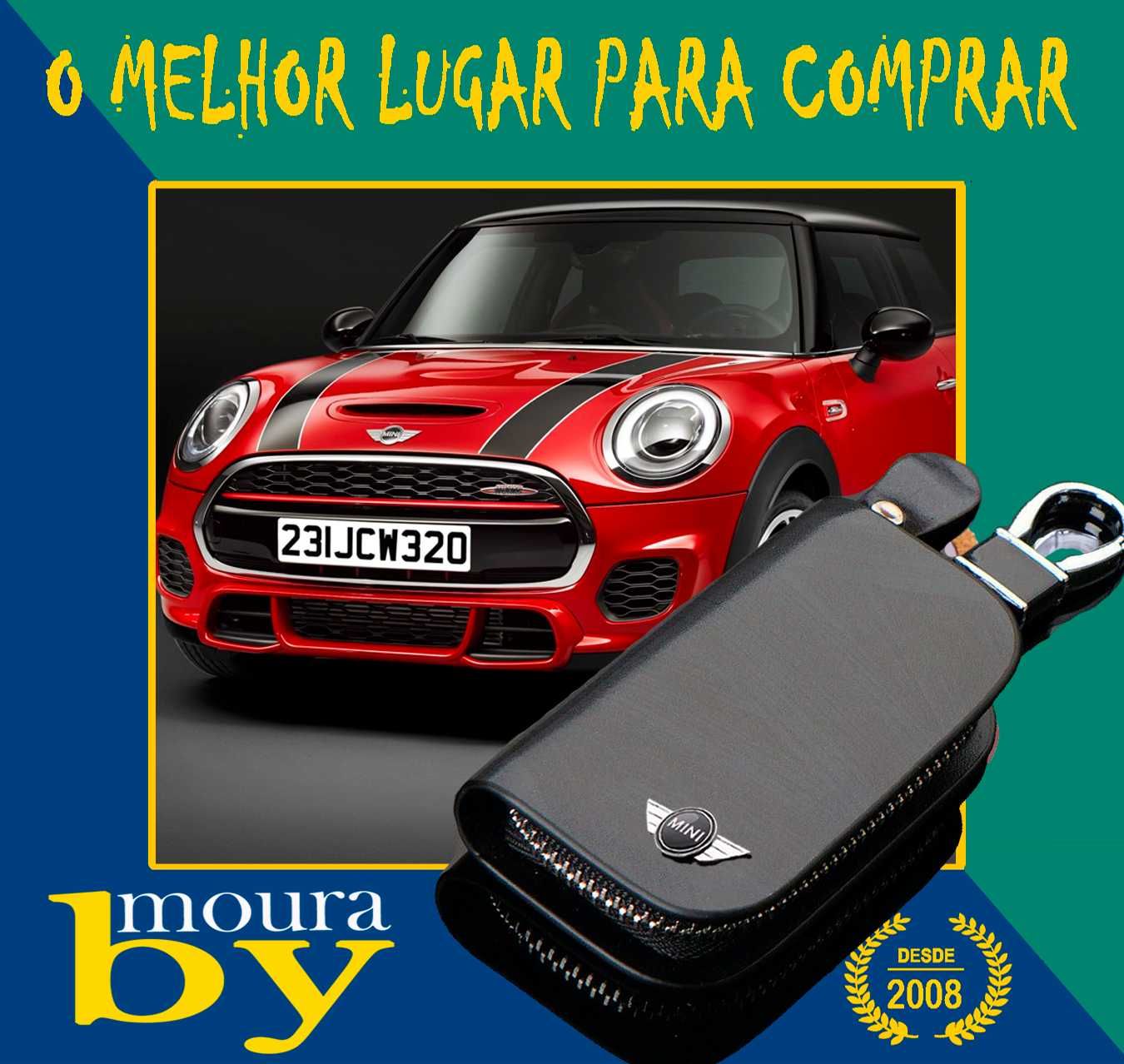 mini cooper Bolsa de porta chaves e fitas de pescoço