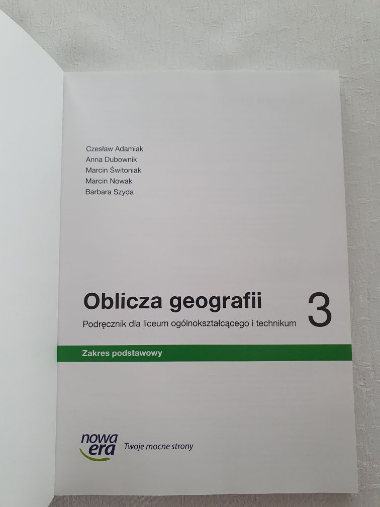 Oblicza geografii 3 Podręcznik