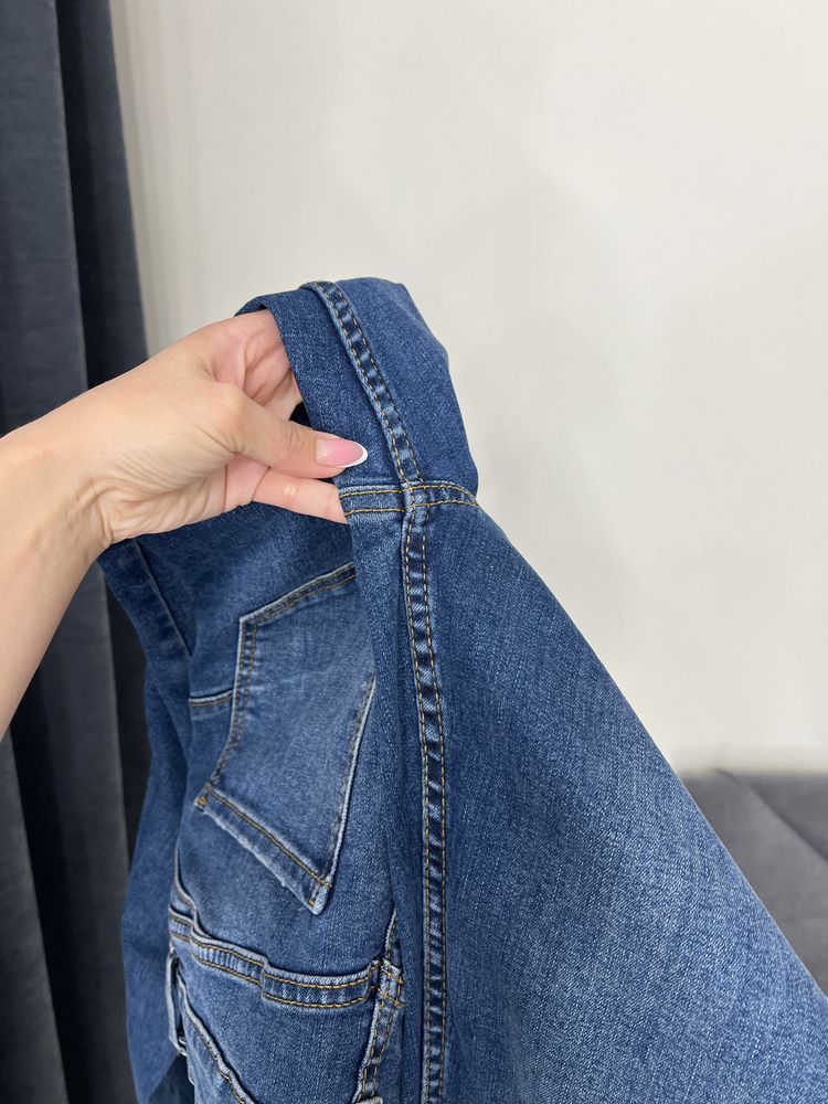 14 розмір якісні джинси скінні skinny висока посадка тягнуться