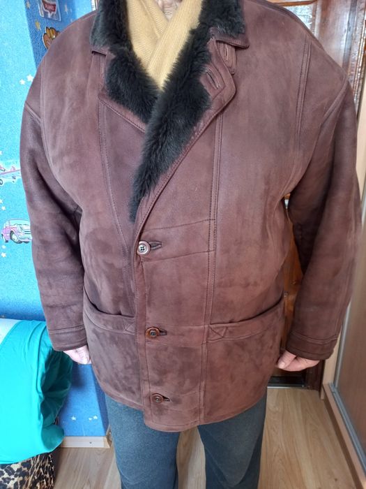 Дублянка чоловіча. Із натурального хутра.  shearling . Р. 54..56.