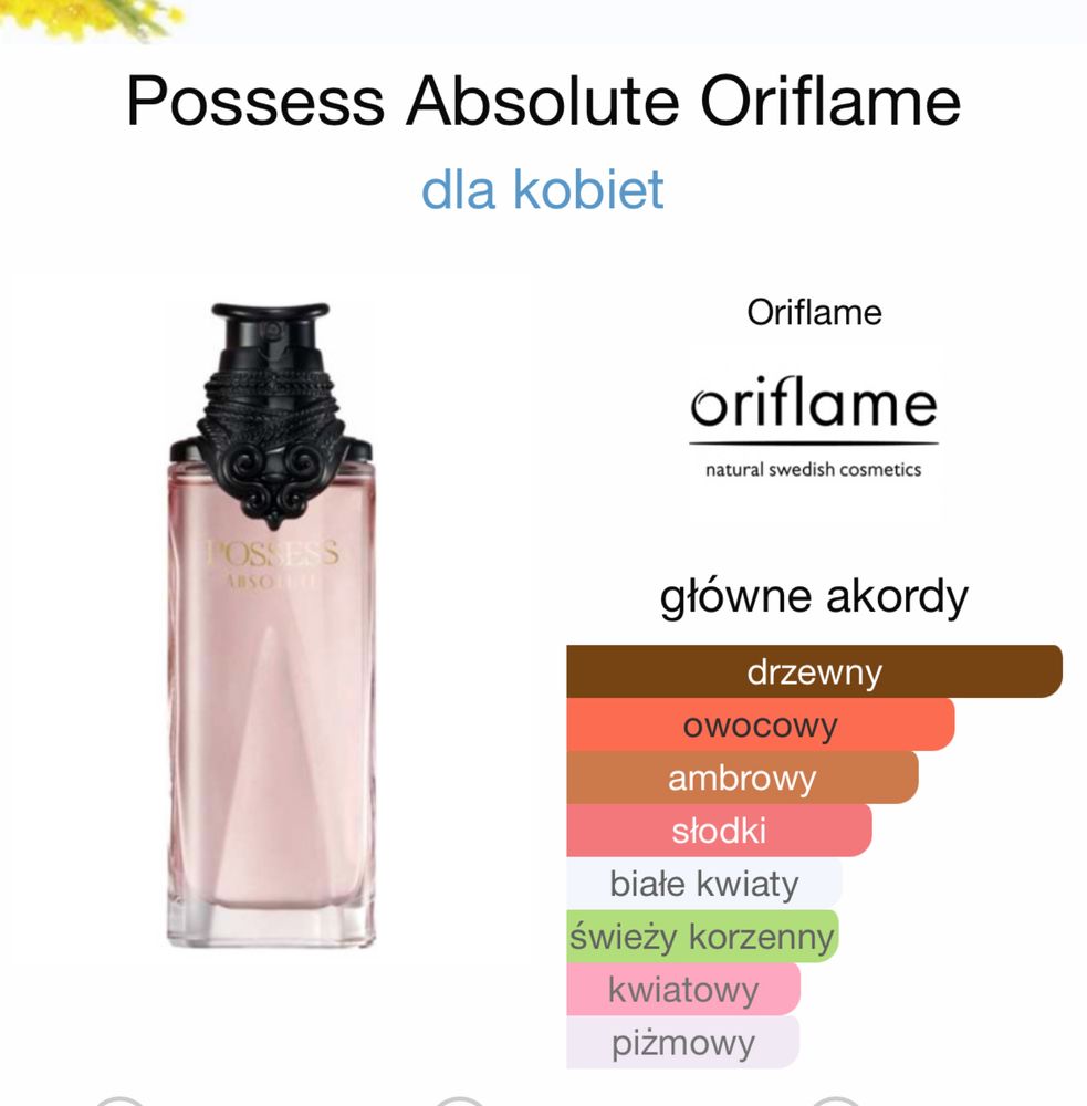 Perfumy Poosses Absolute Oriflame