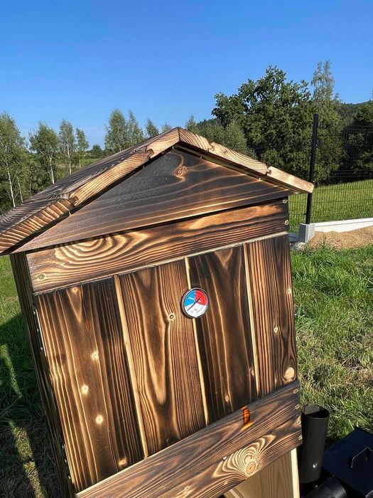 DUŻA Tradycyjna  wędzarnia ogrodowa IMPREGNOWANA Cały zestaw+ Gratisy