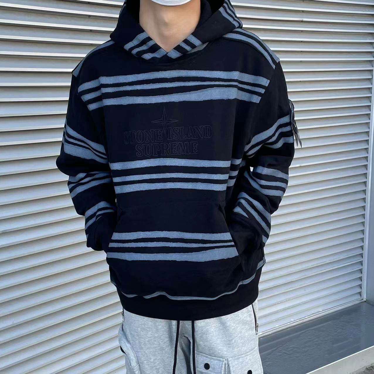 Stone Island x Supreme Hoodie / Худі Стон айленд і супрім / худі стон