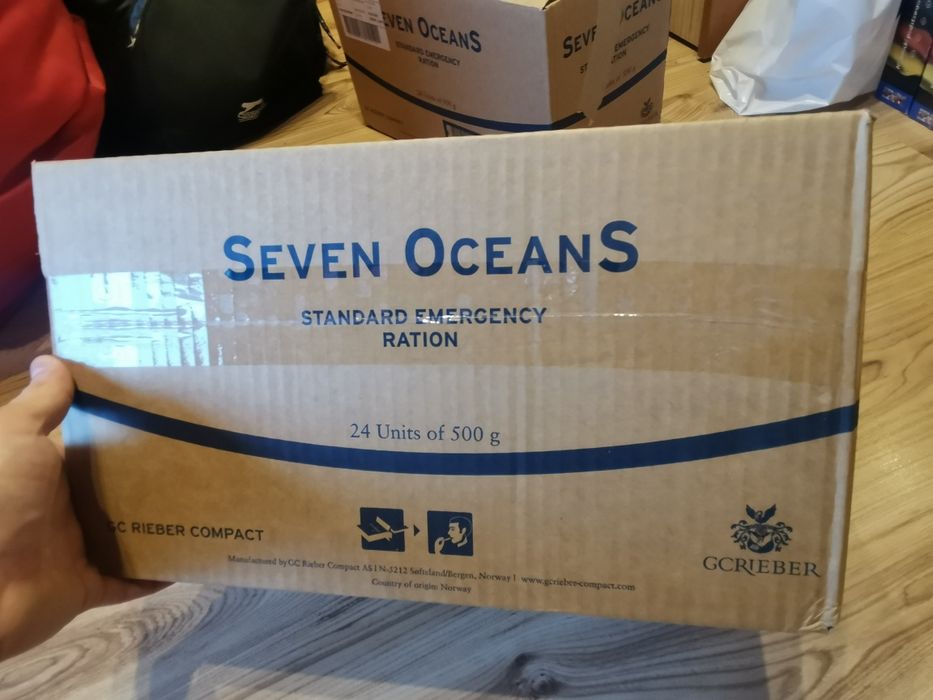 KARTON Racja żywnościowa Seven Oceans 500g x 24 GC RIEBER