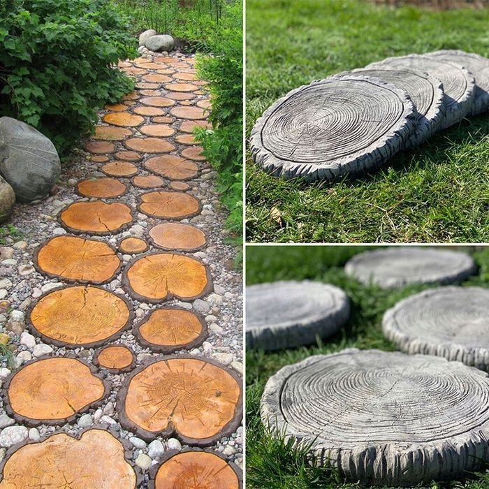 3x forma do betonu PIEŃ plaster drewna pniaczek krążek