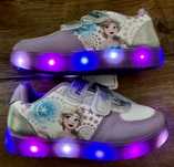 Buty Elza, Elsa, Kraina Lodu, Frozen, diody, świecące, MIGAJĄCE 30