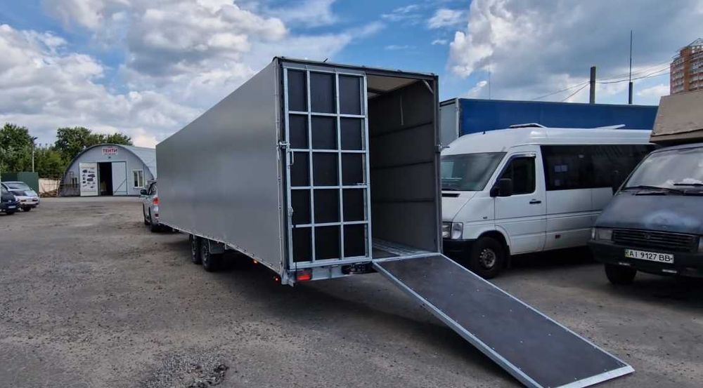 Причеп, лафет з високим каркасом 8000*2100*2000 лавета на дві осі