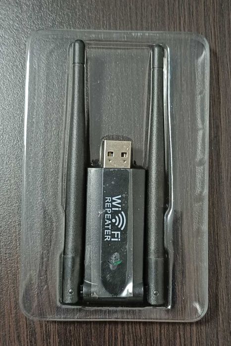 Ретранслятор U&P WR01 Wi-Fi Repeater 300M 2.4GHz Black (PRN-WR01-BK)