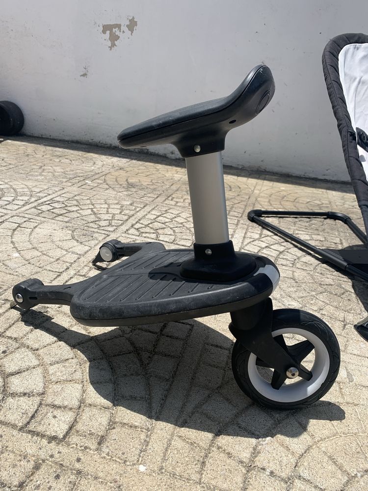 Carrinho bugaboo bee + patim + adaptadores maxicosi