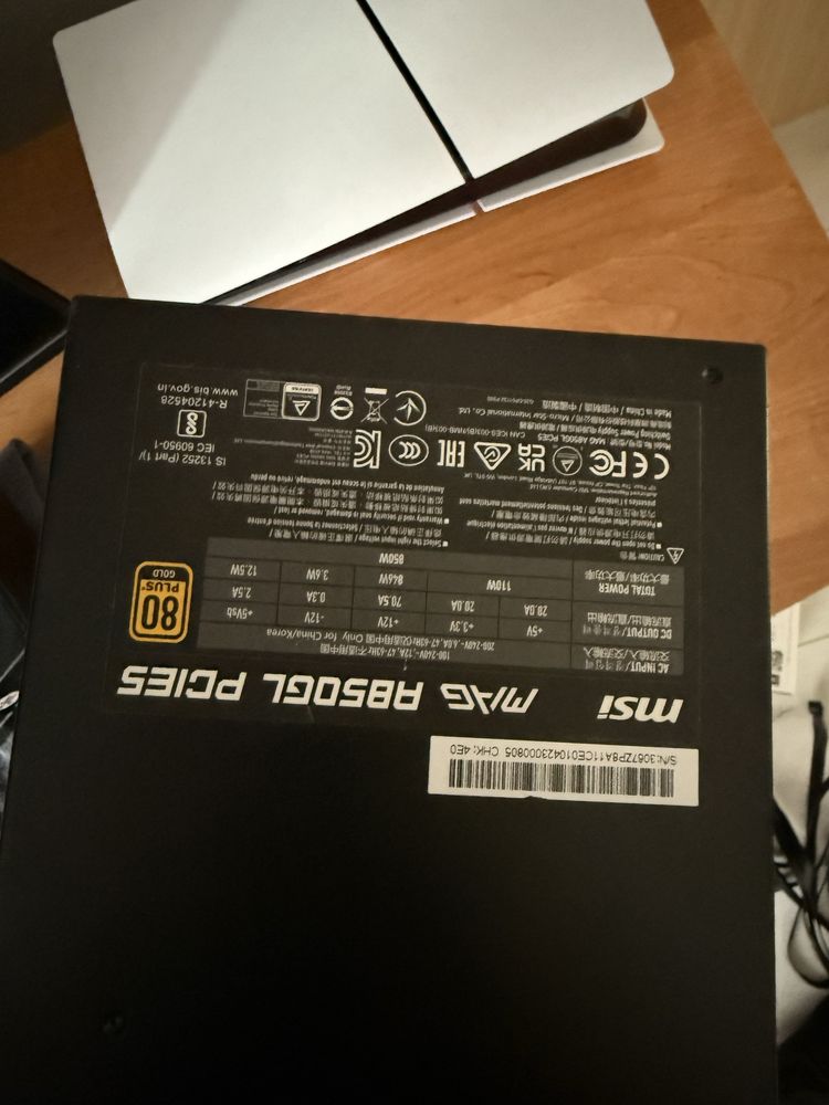 Zasilacz MSI MAG A850GL