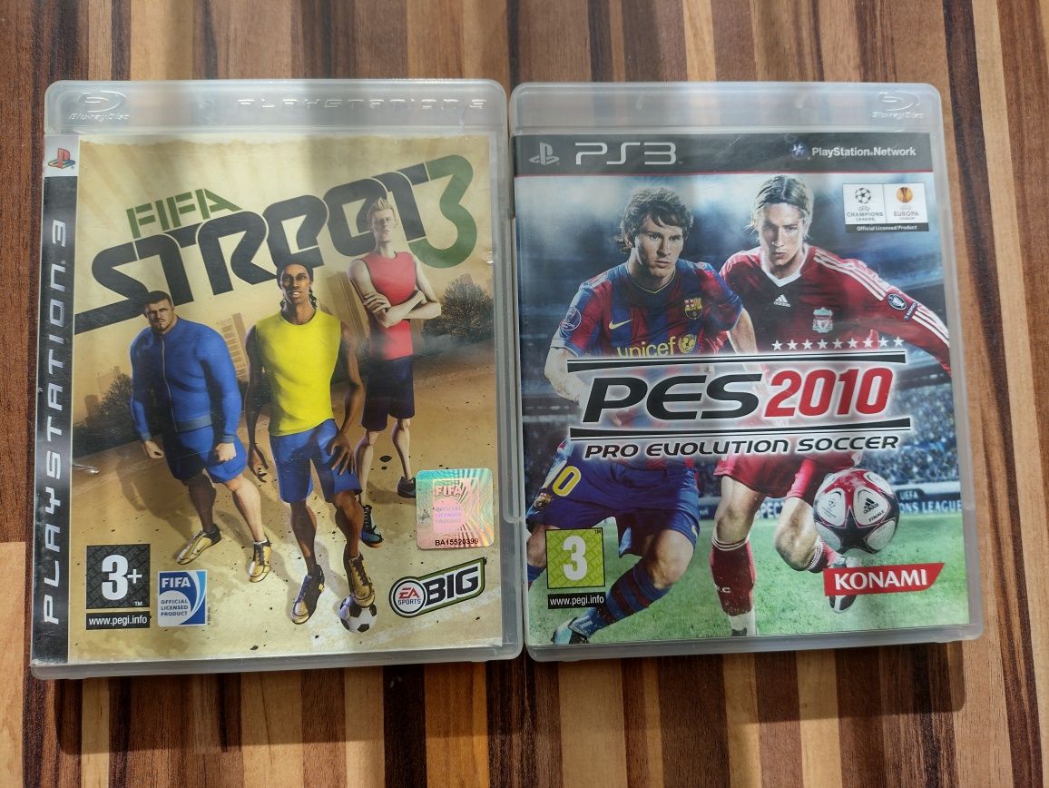 Gry piłkarskie FIFA Street 3 i PES2010 na PlayStation 3