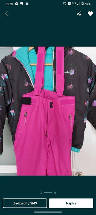 kombinezon młodzieżowy dziewczęcy narciarski wedze