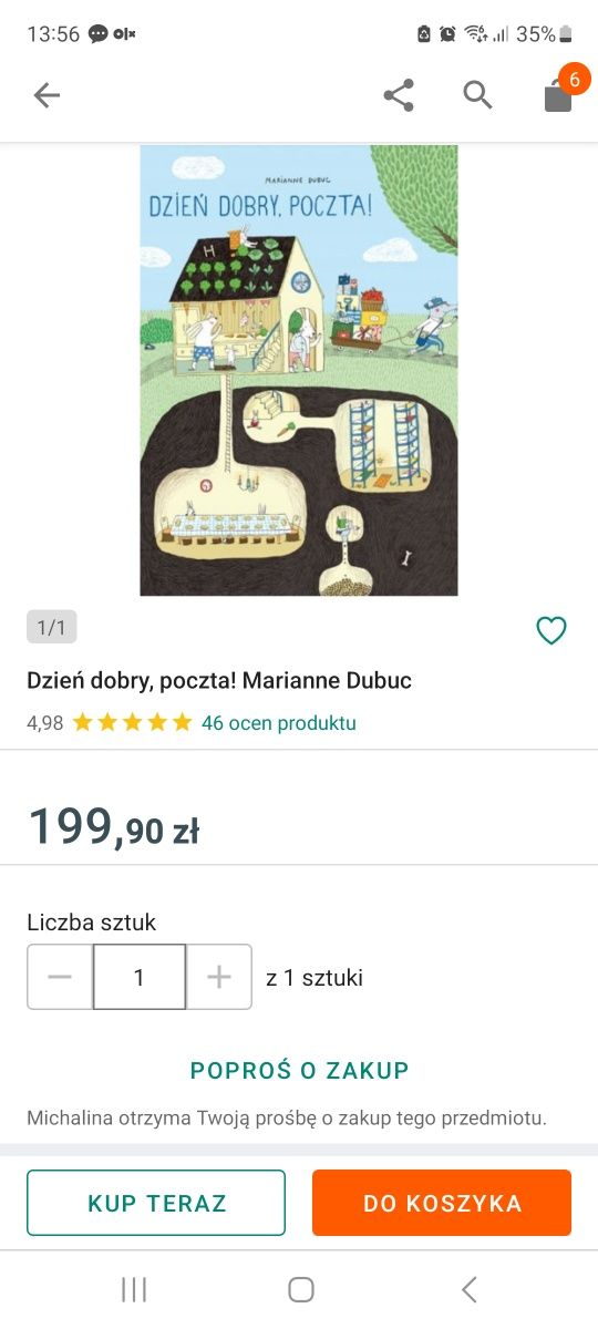 Marianne Dubuc Dzień dobry, poczta! Unikat